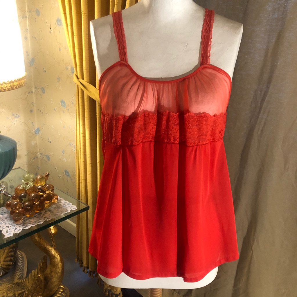 Vintage Red Camisole